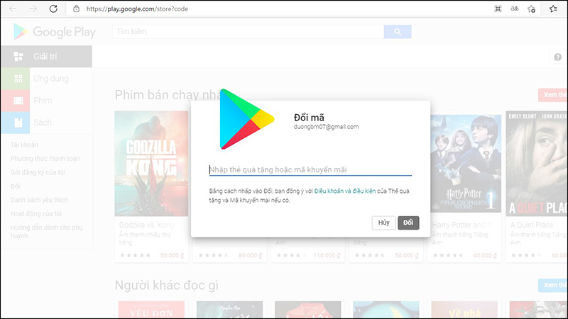 Mã đổi thưởng google play là gì