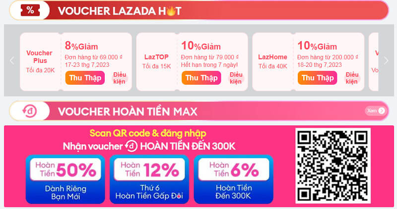 Mã giảm giá lazada tháng  cập nhật mới nhất