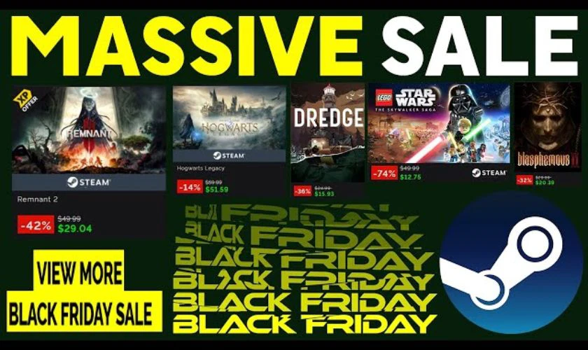 Steam black friday sale  tips săn sale lên đến