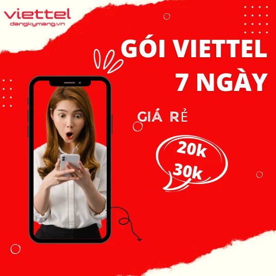 Đăng ký g mạng viettel  ngày  tuần k k gb