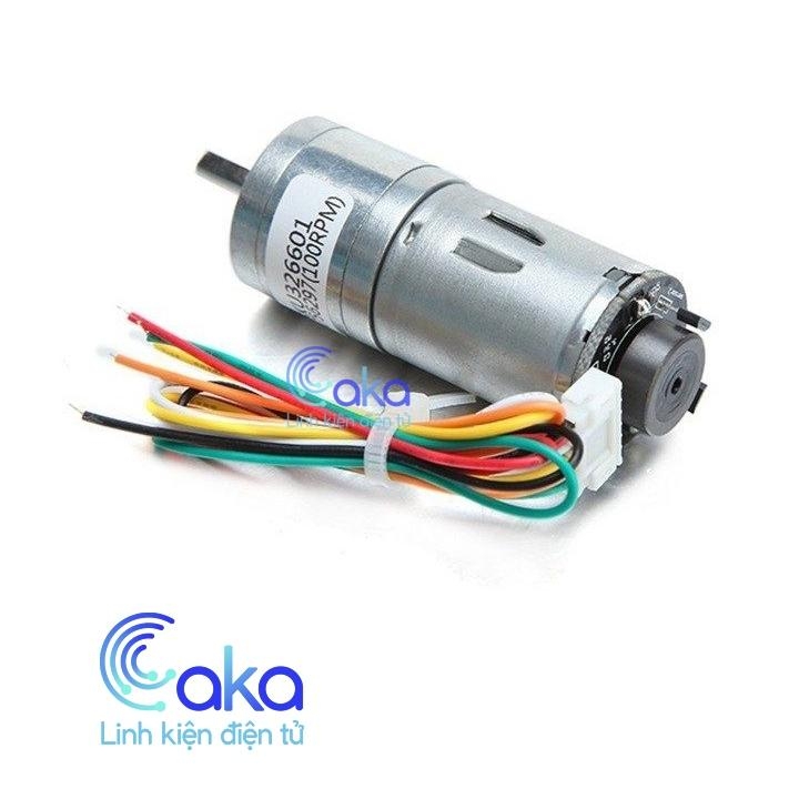 Động cơ dc giảm tốc ga encoder rpm