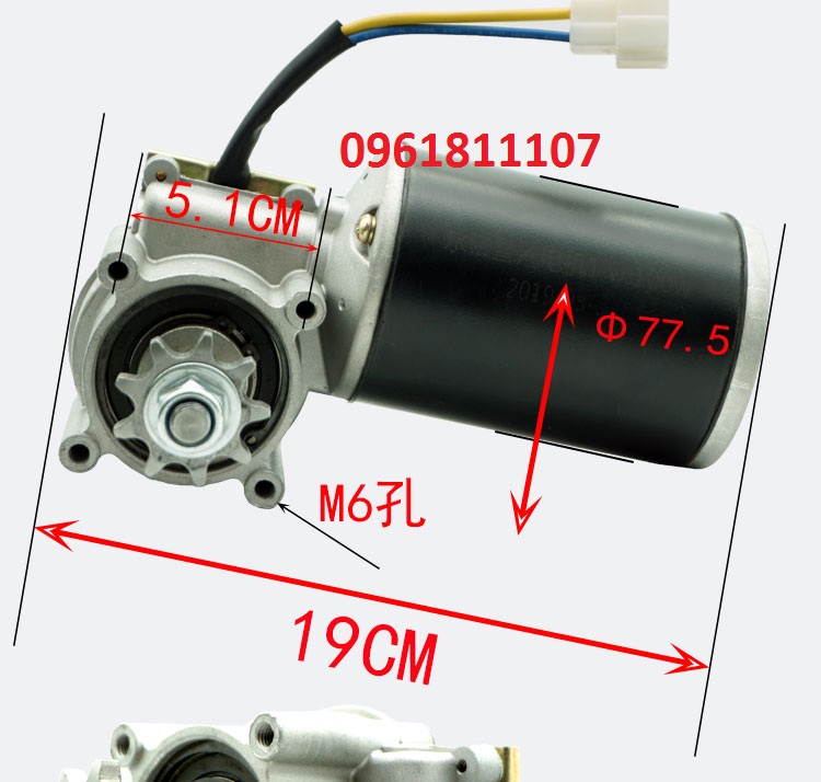 Motor giảm tốc v v w nhông thép hoàn toàn