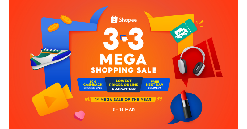 Catch the lowest prices online at  mega shopping sale shopees first  mega sale of