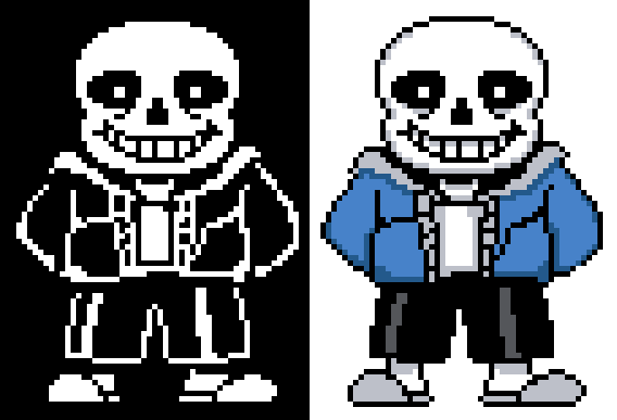 Sans color  rundertale