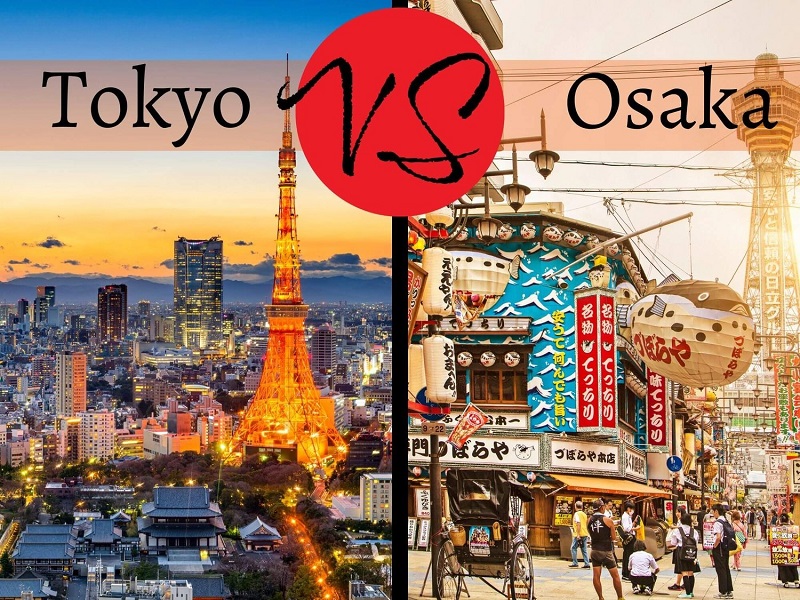 So sánh tokyo và osaka  kyoto  điểm khác biệt lớn nhất